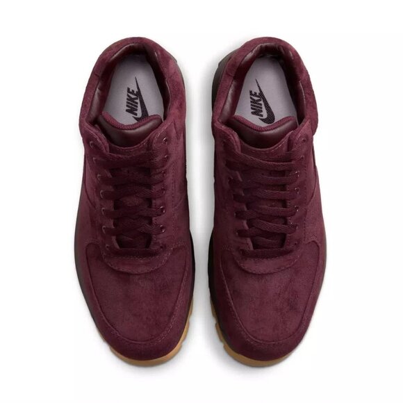 New Nike Air Max Goadome 865031-602 Men's Deep Burgundy Suede Ankle Boots - Picture 3 of 7